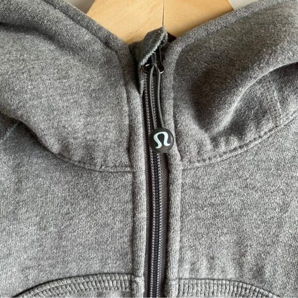 Lululemon Reversible Scuba Hoodie Size 4 Grey and Blue Dandelion - Picture 4 of 13